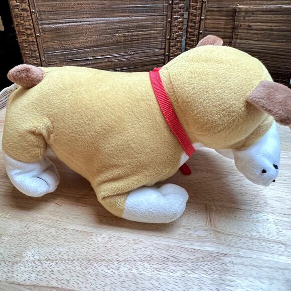 Kellytoy Animal Pals Bulldog Plush, Tan & White Dog Stuffed Animal - Picture 3 of 5